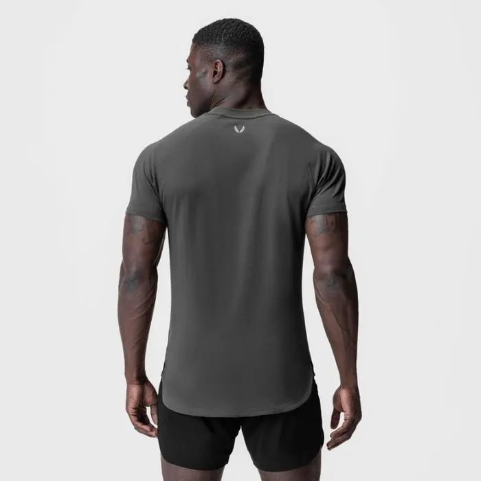 Short Sleeves Men ASRV Supima Established Tee Space Grey