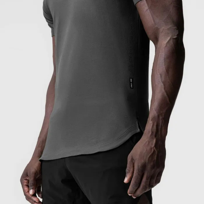 Short Sleeves Men ASRV Supima Established Tee Space Grey