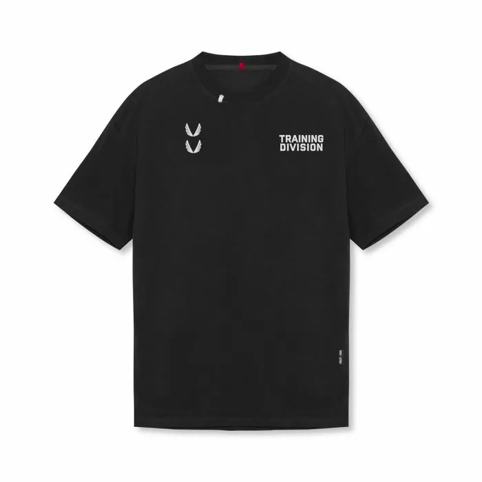 Short Sleeves Men ASRV Tech Essential Relaxed Tee Black 034td034