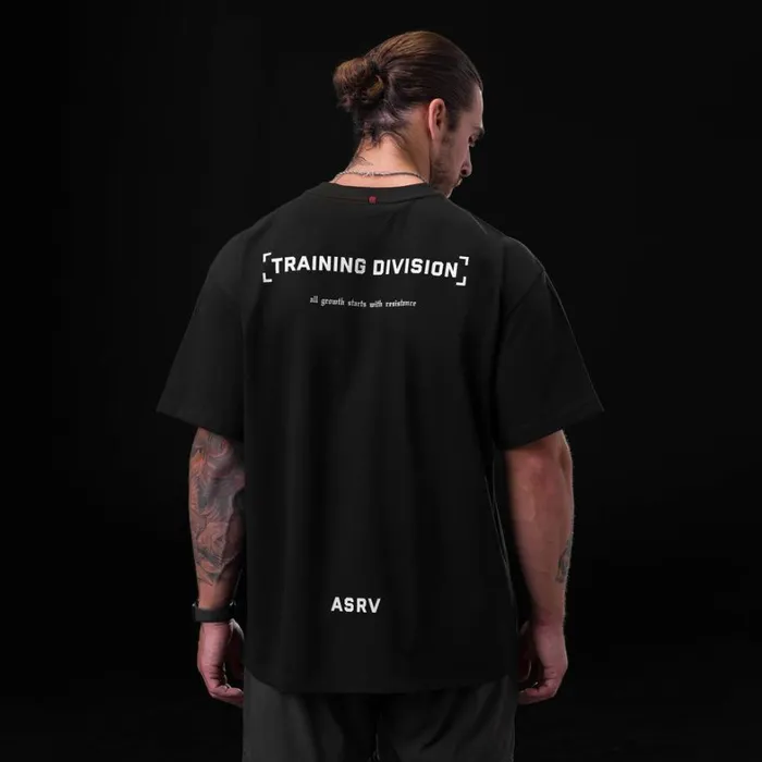 Short Sleeves Men ASRV Tech Essential Relaxed Tee Black 034td034