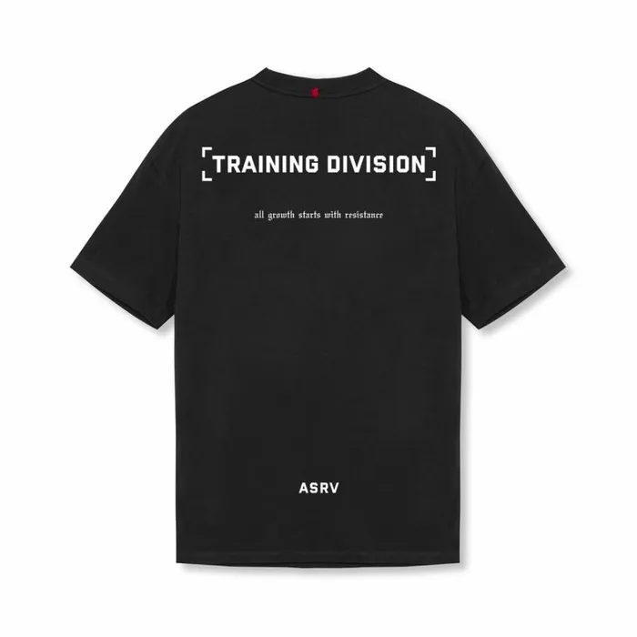 Short Sleeves Men ASRV Tech Essential Relaxed Tee Black 034td034