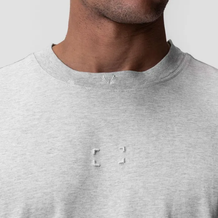 Short Sleeves Men ASRV Tech Essential Relaxed Tee Heather Grey 034space Bracket034