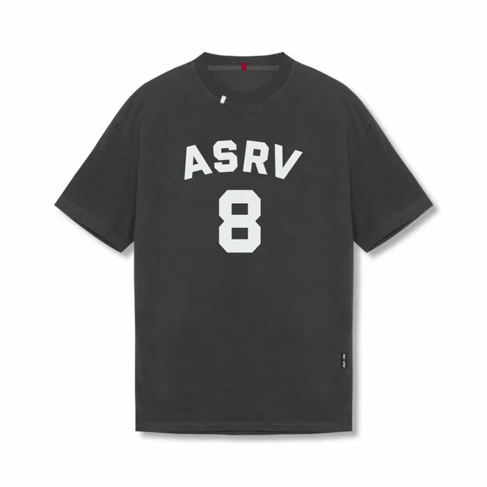 Short Sleeves Men ASRV Tech Essential Relaxed Tee Space Grey 034asrv 8034