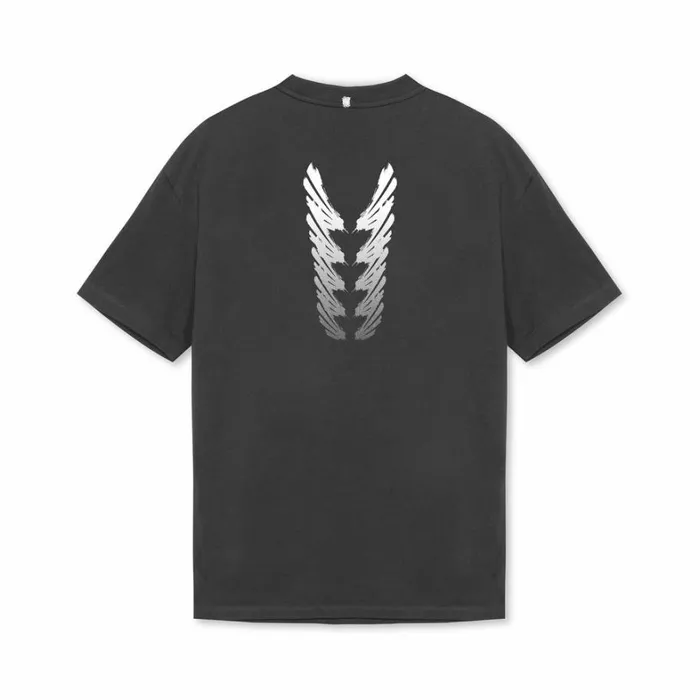 Short Sleeves Men ASRV Technical Essentials Relaxed Tee Space Grey 034brush Stroke034