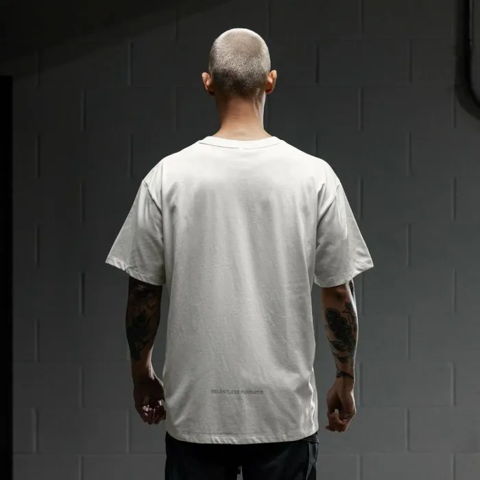 Short Sleeves Men ASRV Technical Essentials Relaxed Tee Stone 034box Logo034