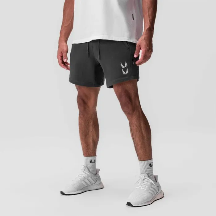Shorts Men ASRV TechTerry Sidelock Sweat Short Space Grey 034stacked Wings034