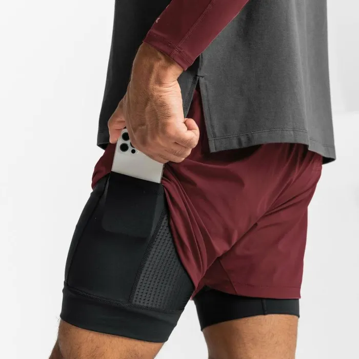 Shorts Men ASRV TETRALITE 5034 Liner Short Crimson Redblack