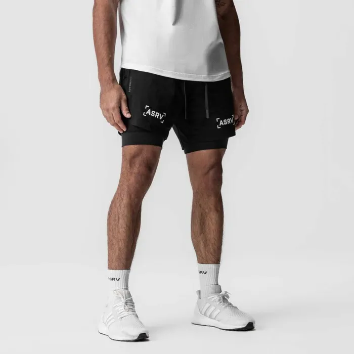 Shorts Men ASRV TetraLite 7034 Liner Short Black 034white Bracket034black