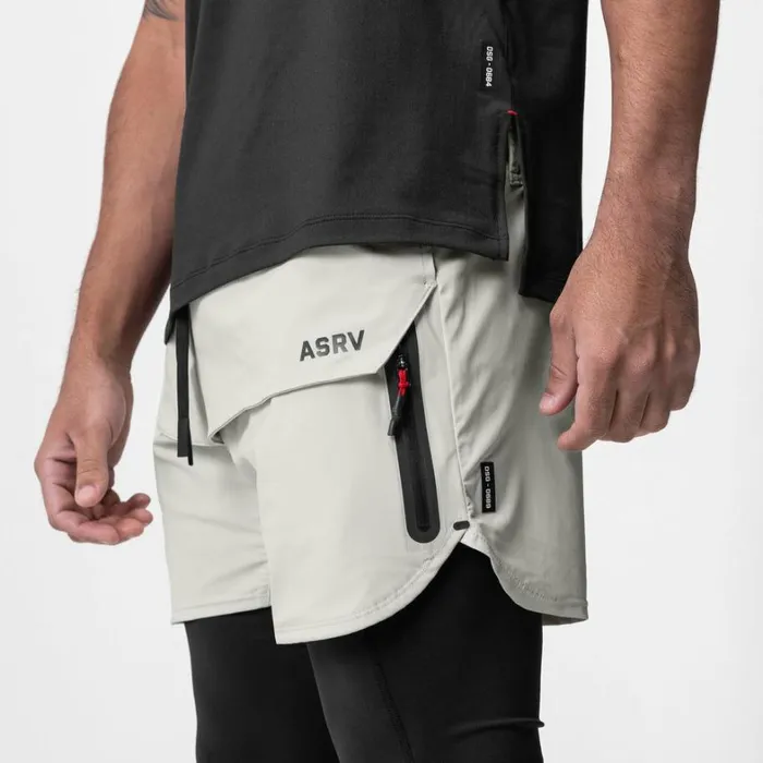 Shorts Men ASRV TetraLite 7034 Tech Short Stone