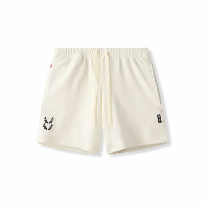 Shorts Men ASRV Waffle Knit Sweat Short Cream
