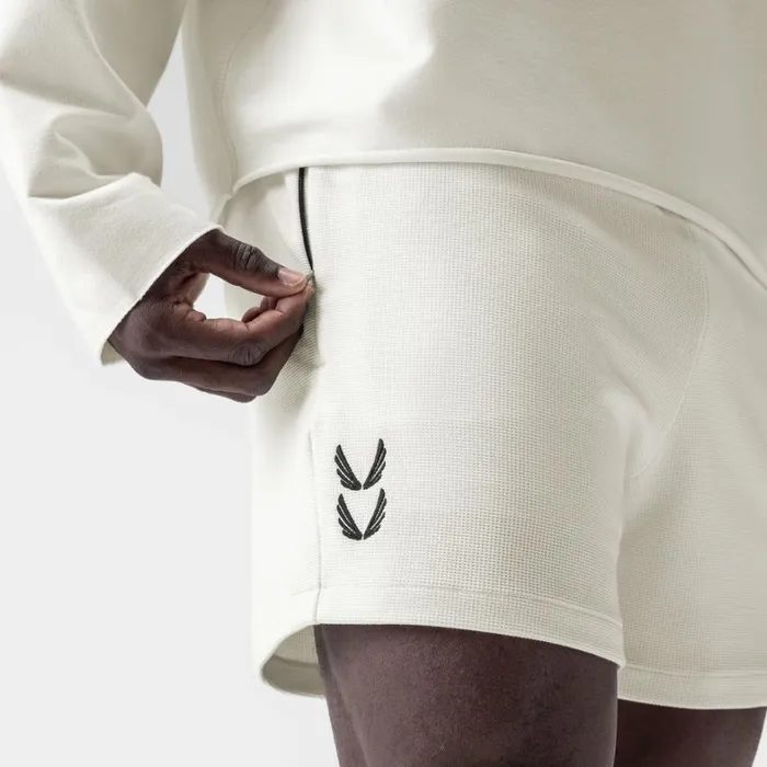 Shorts Men ASRV Waffle Knit Sweat Short Cream