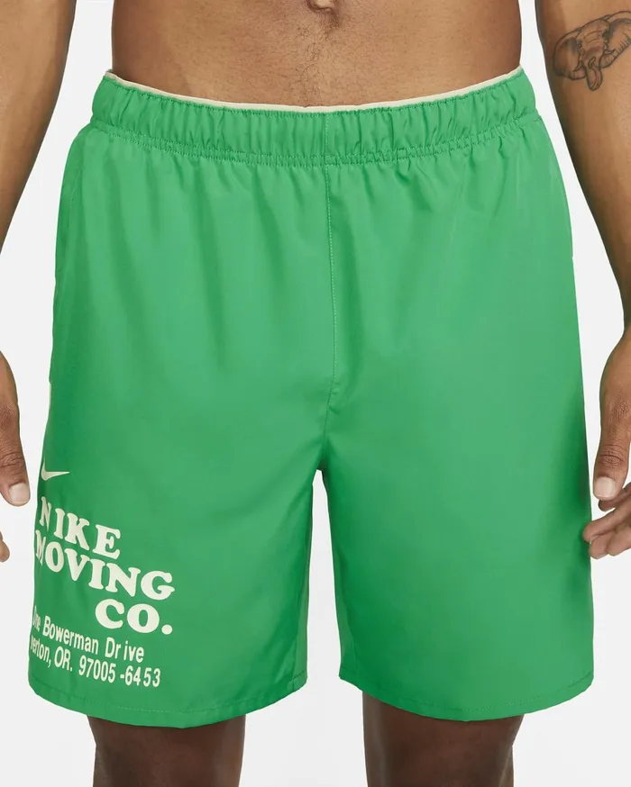 Shorts Men Nike DriFIT Challenger Stadium Greensand Driftblackcoconut Milk
