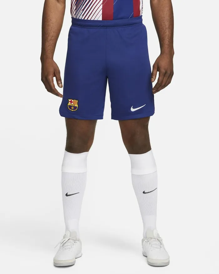 Shorts Men Nike FC Barcelona 202324 Stadium Home Deep Royal Bluewhite