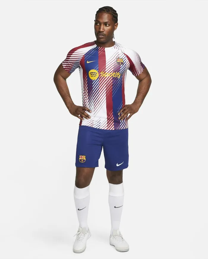 Shorts Men Nike FC Barcelona 202324 Stadium Home Deep Royal Bluewhite