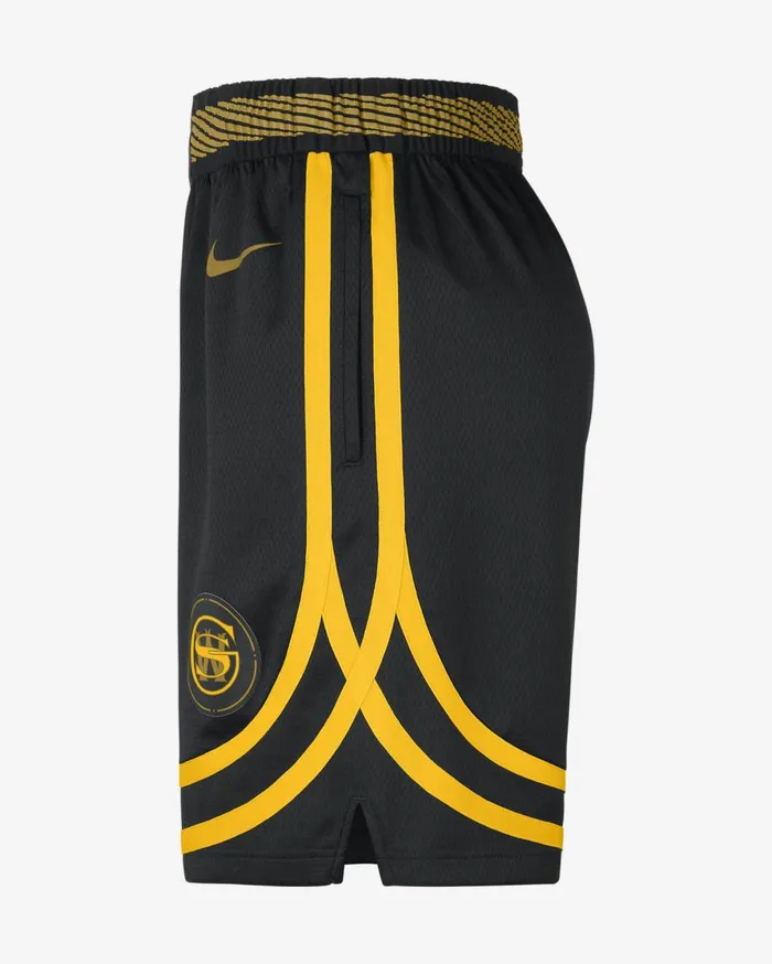 Shorts Men Nike Golden State Warriors 202324 City Edition Blackochre