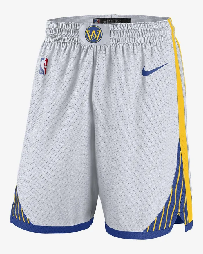 Shorts Men Nike Golden State Warriors Whiteamarillorush Bluerush Blue