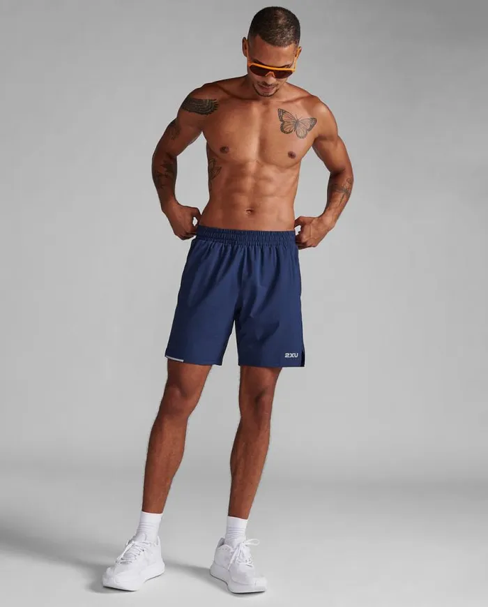 Shorts Mens 2XU Aero 7034 Shorts Midnightsilver Reflective