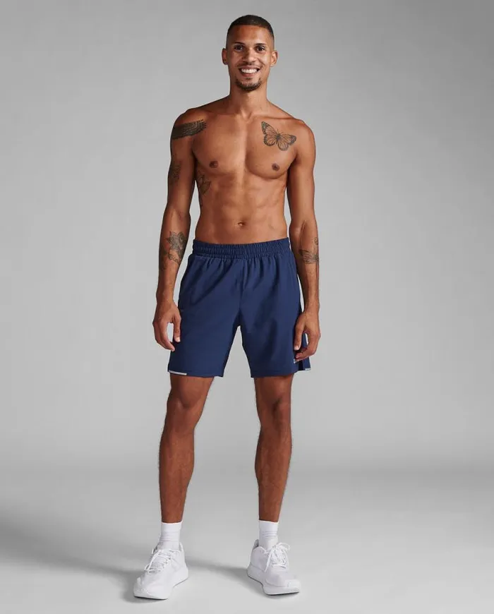 Shorts Mens 2XU Aero 7034 Shorts Midnightsilver Reflective
