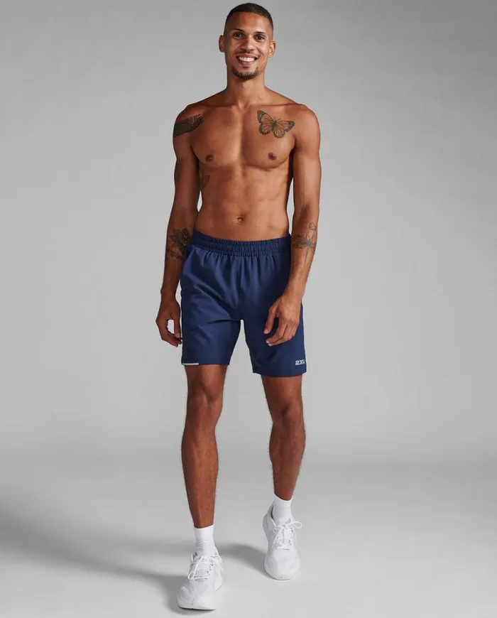 Shorts Mens 2XU Aero 7034 Shorts Midnightsilver Reflective