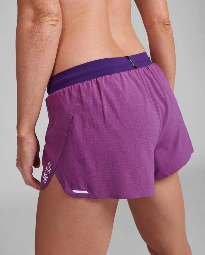 Shorts Womens 2XU Light Speed 3034 Shorts Wood Violetwhite Reflective