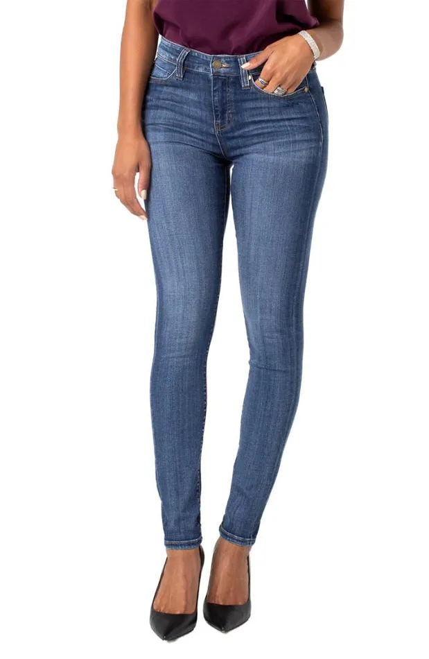 SKINNY Women Liverpool Los Angeles ABBY SKINNY HIGH PERFORMANCE ECO DENIM Victory