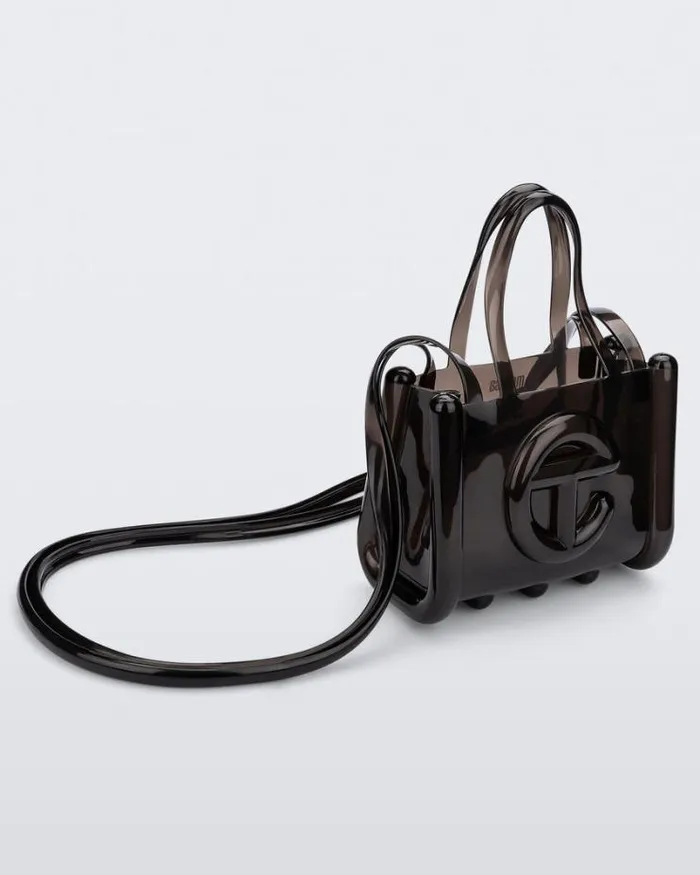 Small Jelly Shopper Black Women Melissa Handbags