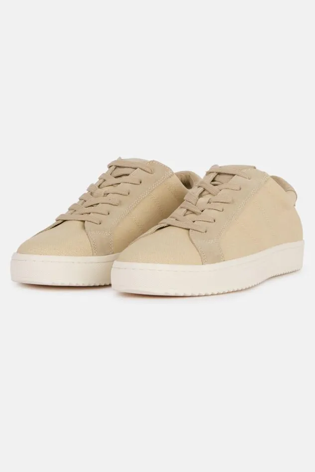 Sneakers Men Boggi Milano Beige Canvas And Suede Trainers Beige Sneakers Men Boggi Milano Beige Canvas And Suede Trainers Beige