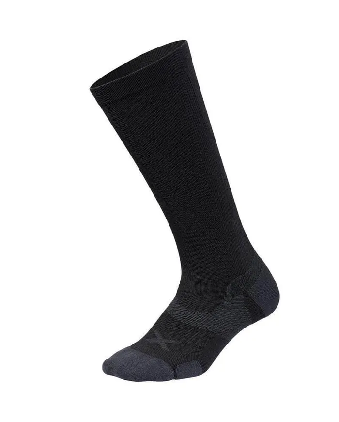 Socks Accessories 2XU Vectr Cushion Full Length Compression Socks Blacktitanium