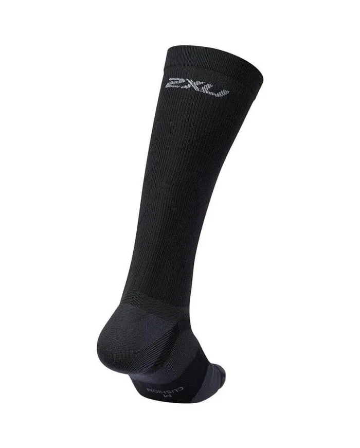 Socks Accessories 2XU Vectr Cushion Full Length Compression Socks Blacktitanium