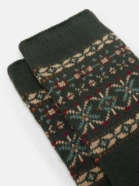 Socks Men Joules Khaki Green Mens Welly Socks