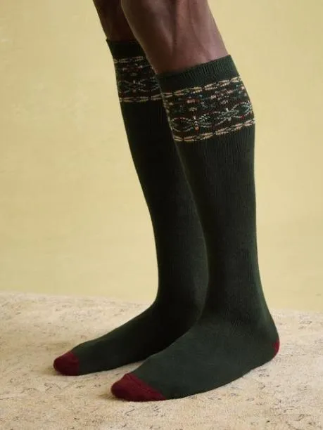 Socks Men Joules Khaki Green Mens Welly Socks