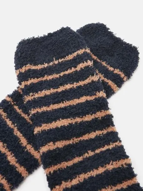 Socks Men Joules TanNavy Striped Socks