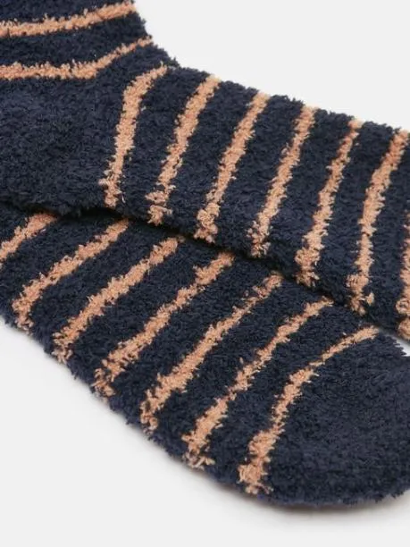 Socks Men Joules TanNavy Striped Socks