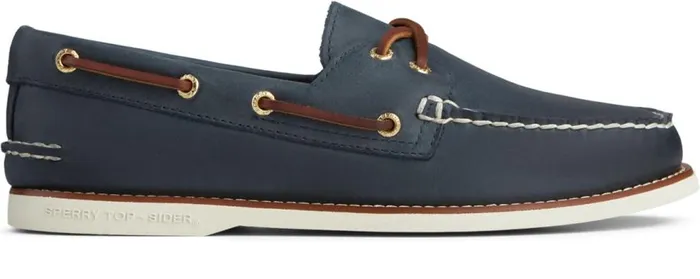 Sperry Boat Shoes Men Gold Cup Authentic Original Boat Shoe Navy