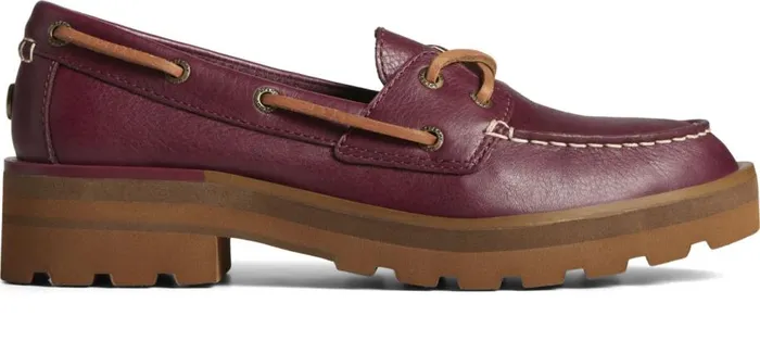 Sperry Boat Shoes Women Lug Boat Shoe Cordovan
