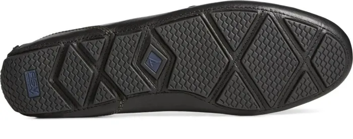 Sperry Boots Men Davenport Pull Up Leather 1Eye Driver Black