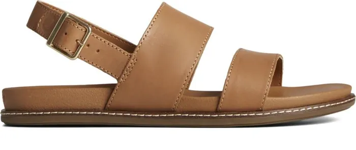 Sperry Sandals Women Waveside PLUSHWAVE Backstrap Sandal Tan
