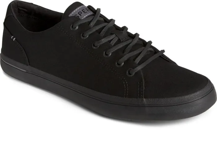 Sperry Sneakers Men SeaCycled Striper II Textile Sneaker Black