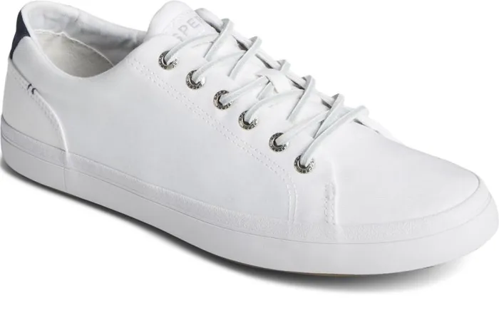 Sperry Sneakers Men SeaCycled Striper II Textile Sneaker White Sperry Sneakers Men SeaCycled Striper II Textile Sneaker White