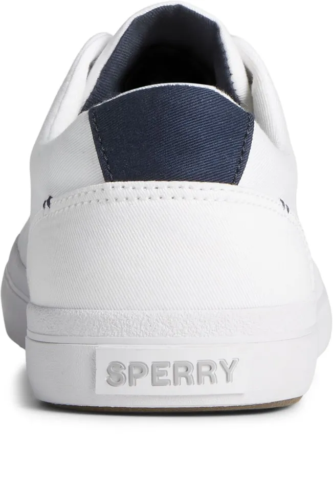 Sperry Sneakers Men SeaCycled Striper II Textile Sneaker White Sperry Sneakers Men SeaCycled Striper II Textile Sneaker White
