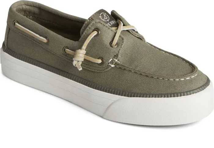 Sperry Sneakers Women Bahama 30 Platform Sneaker Green Sperry Sneakers Women Bahama 30 Platform Sneaker Green
