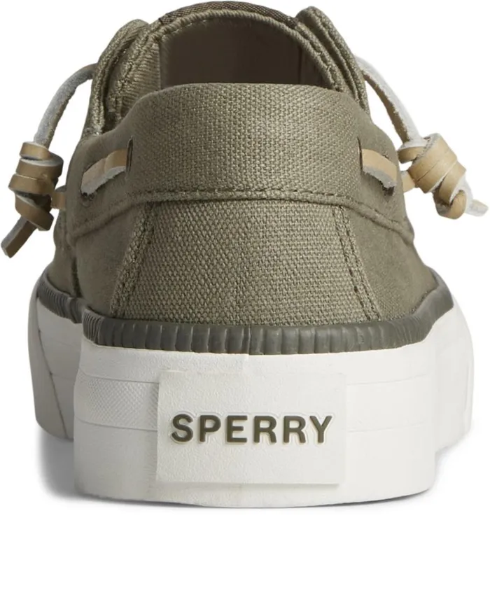 Sperry Sneakers Women Bahama 30 Platform Sneaker Green Sperry Sneakers Women Bahama 30 Platform Sneaker Green