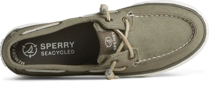 Sperry Sneakers Women Bahama 30 Platform Sneaker Green Sperry Sneakers Women Bahama 30 Platform Sneaker Green
