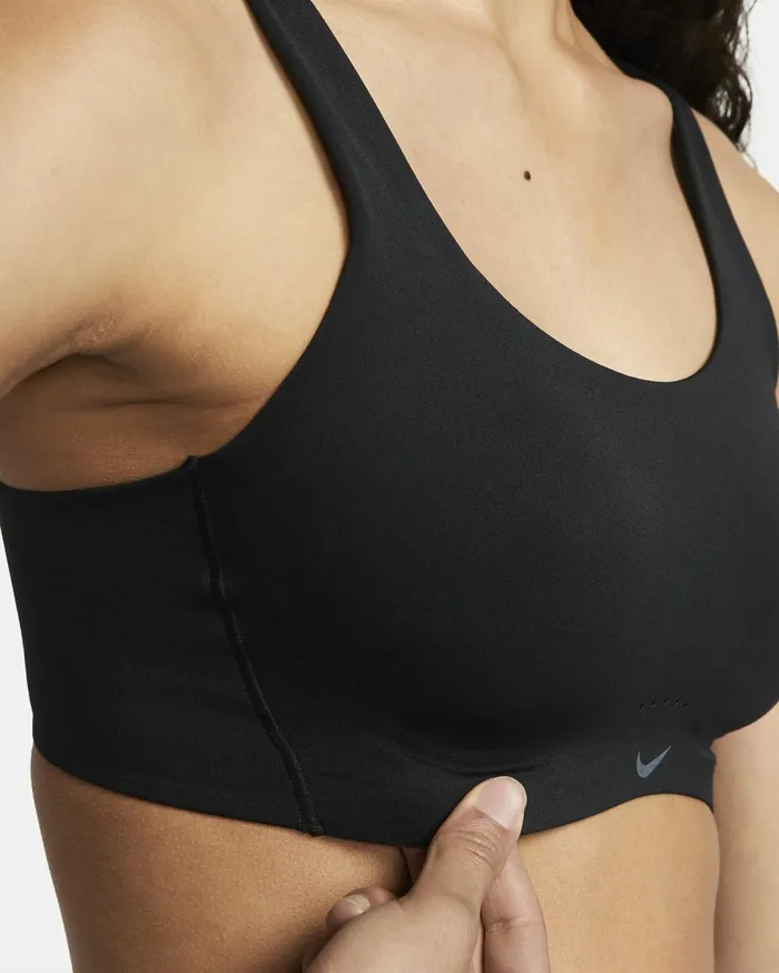Sports Bras Women Nike Alate Coverage Blackblackcool Grey