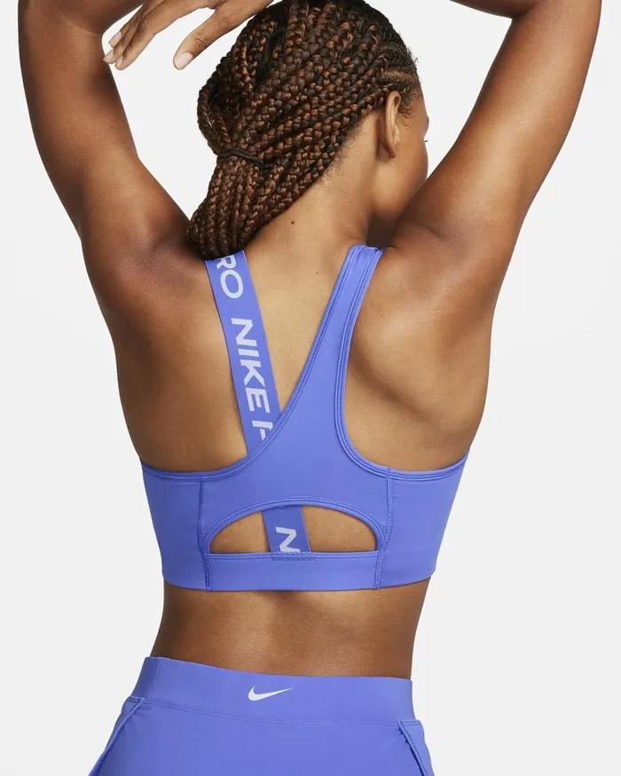 Sports Bras Women Nike Pro Swoosh Blue Joyblue Tintblue Tint