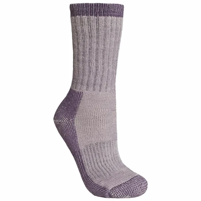 Springer Premium Walking Socks Raspberry Marl MenWomen Trespass Socks