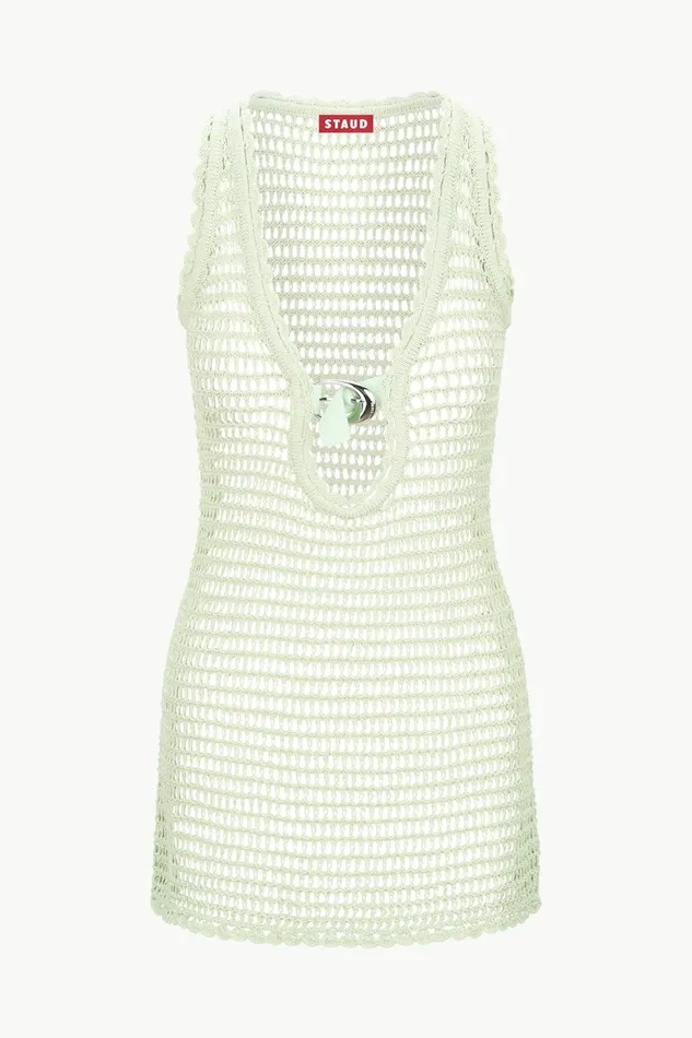 STAUD ANOK DRESS Pale Jade Women Swim