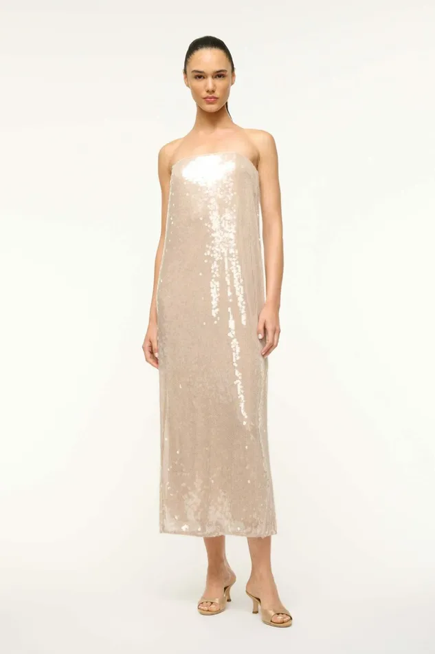 STAUD CASEY DRESS Moon Women Dresses