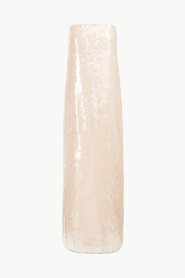STAUD CASEY DRESS Moon Women Dresses STAUD CASEY DRESS Moon Women Dresses