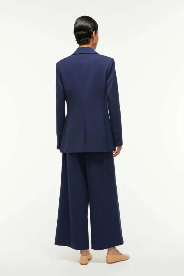 STAUD CITY BLAZER Navy Women The Evening Edit STAUD CITY BLAZER Navy Women The Evening Edit